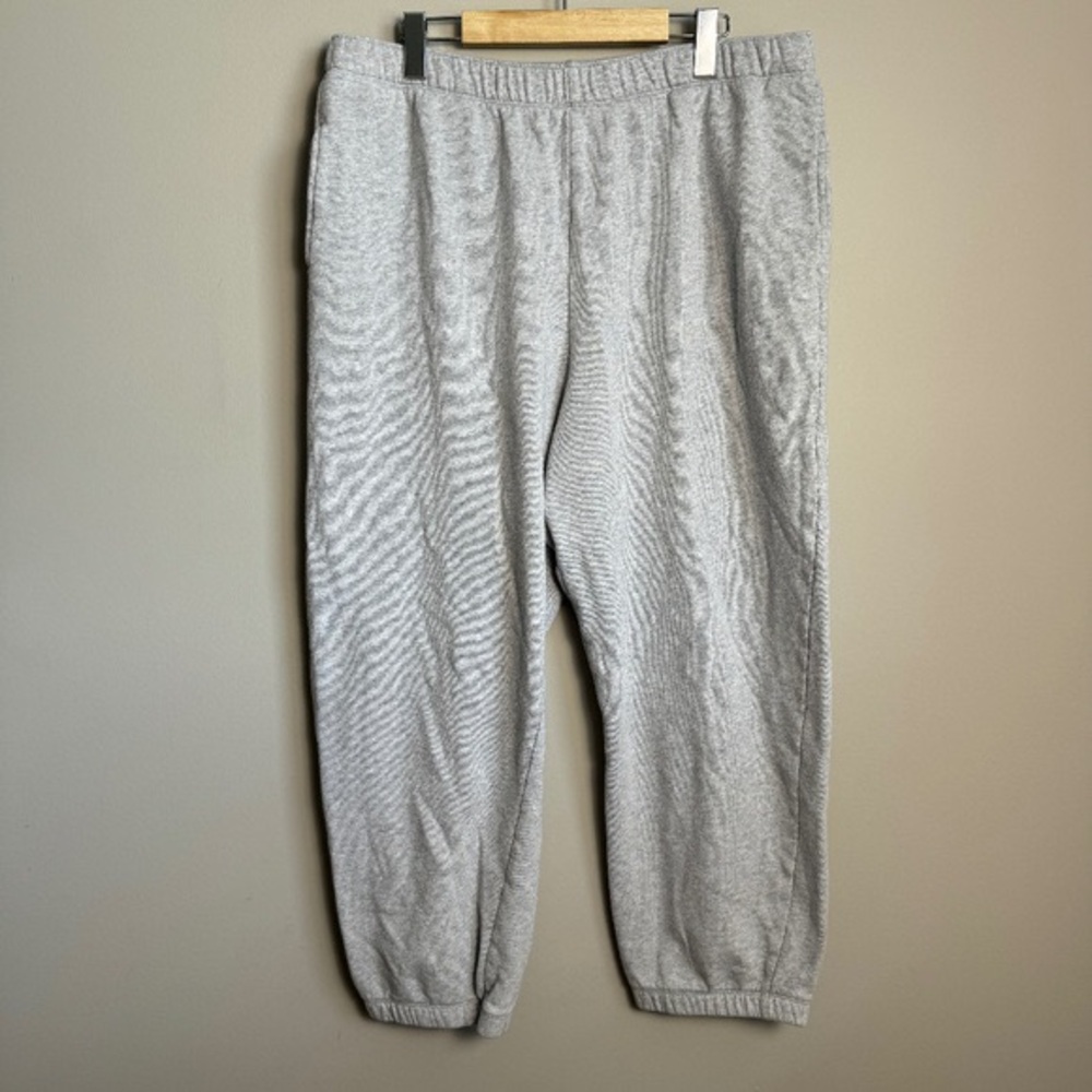 American Eagle Womens Gray Baggy Wide
Leg Oversized Sweatpant Joggers Size XL